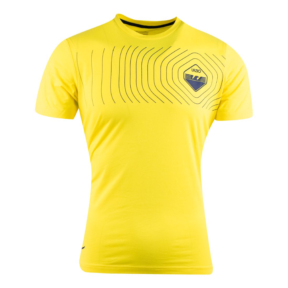 Lazio fan yellow short-sleeve T-shirt Mizuno 2024/2025