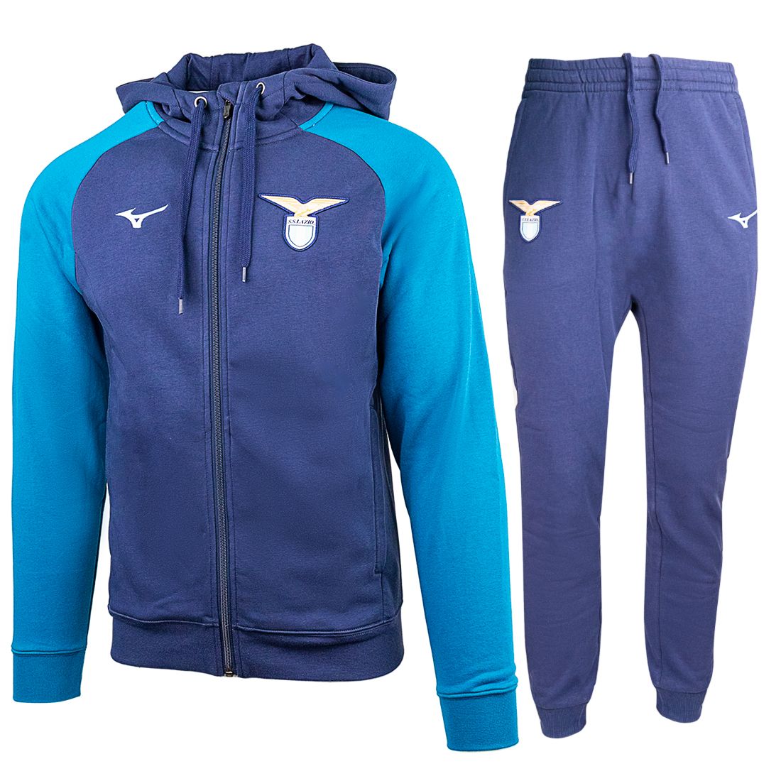 Hooded Sweatshirt SS Lazio Mizuno Blue 2024/2025