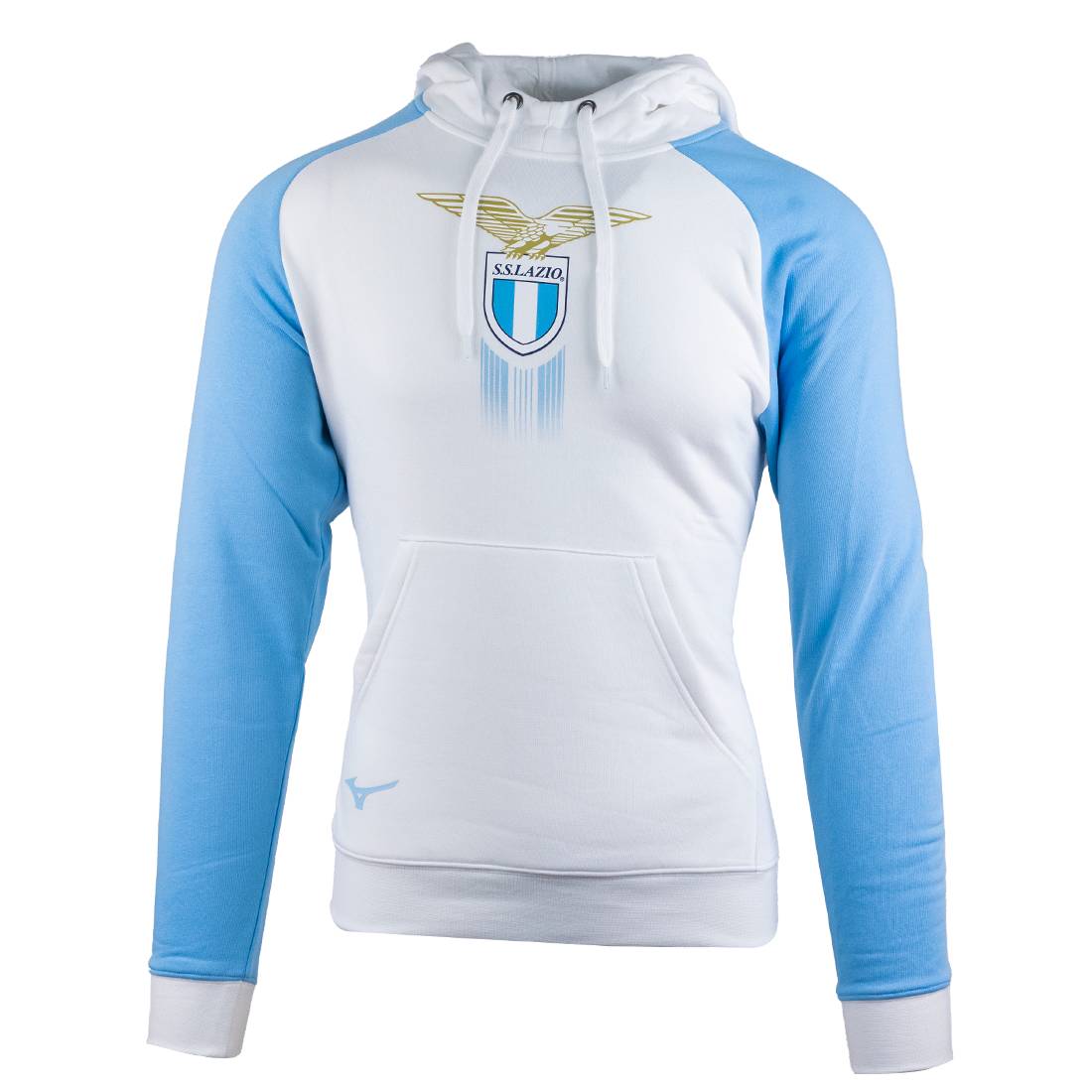 White airy blue Mizuno SS Lazio fan sweatshirt 2024/2025