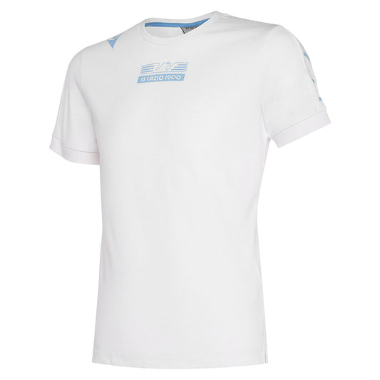 T-Shirt Lazio Bianca Bambino Macron