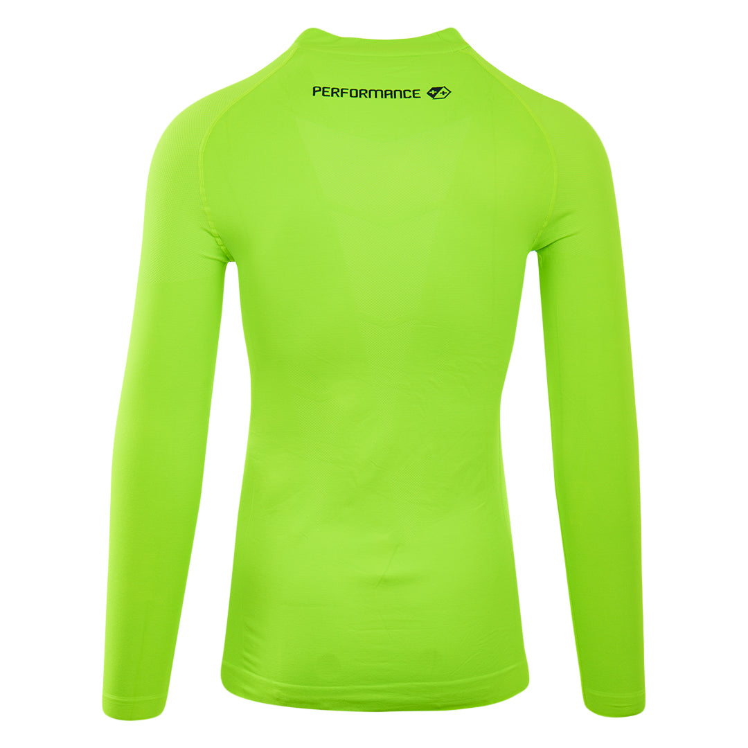 maglia ss lazio a compressione verde fluo macron