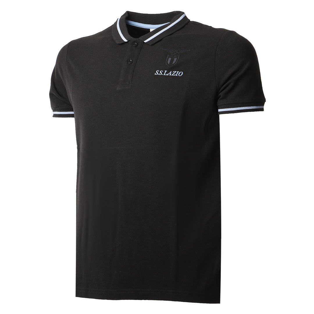 Lazio Macron Black Polo Child Macron