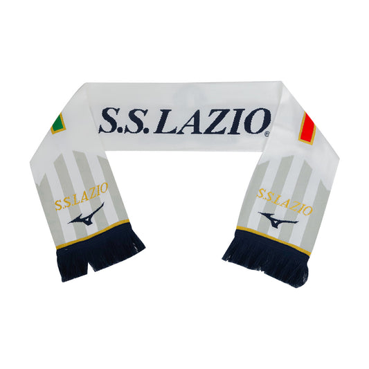 white SS Lazio scarf style SS LAZIO