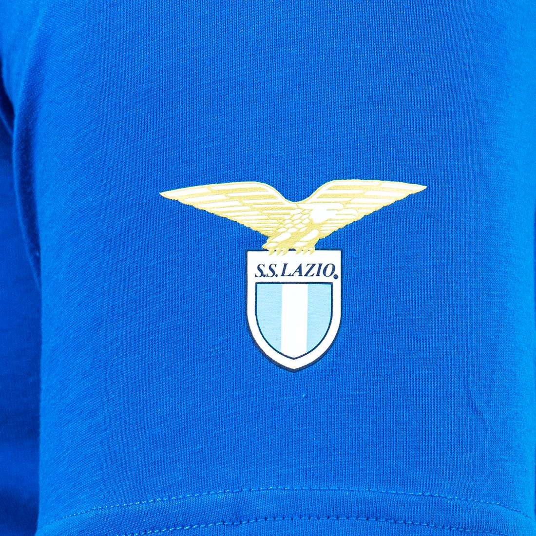 Royal Blue T-shirt Lazio Anniversary Ss Mizuno