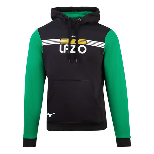 Black Green Hooded Sweatshirt SS Lazio Mizuno 2023/2024