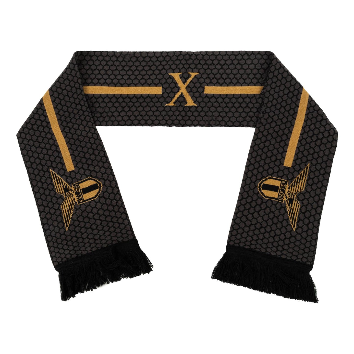 ss lazio mizuno scarf black gold anniversary