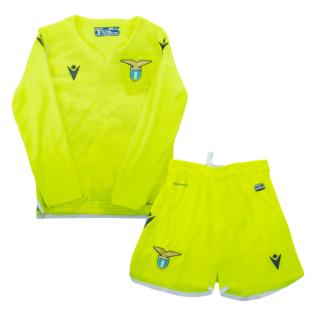 Complete Child Goalkeeper SS Lazio Fluorescent Yellow 2019/2020