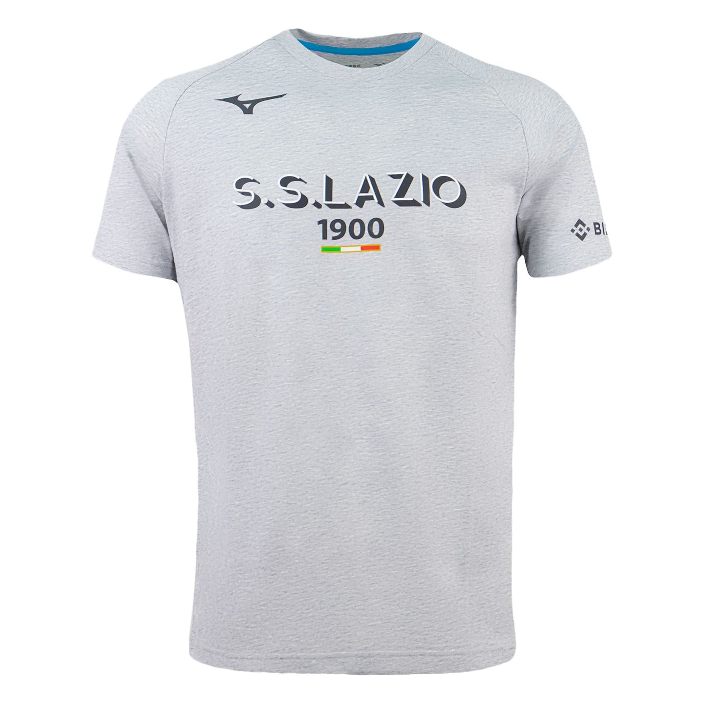 ss lazio gray mizuno t-shirt 2022/2023