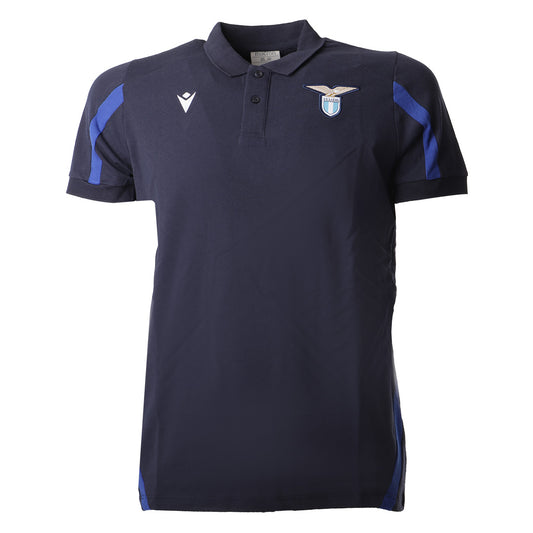 Lazio SS youth polo shirt macron blue 2021/2022