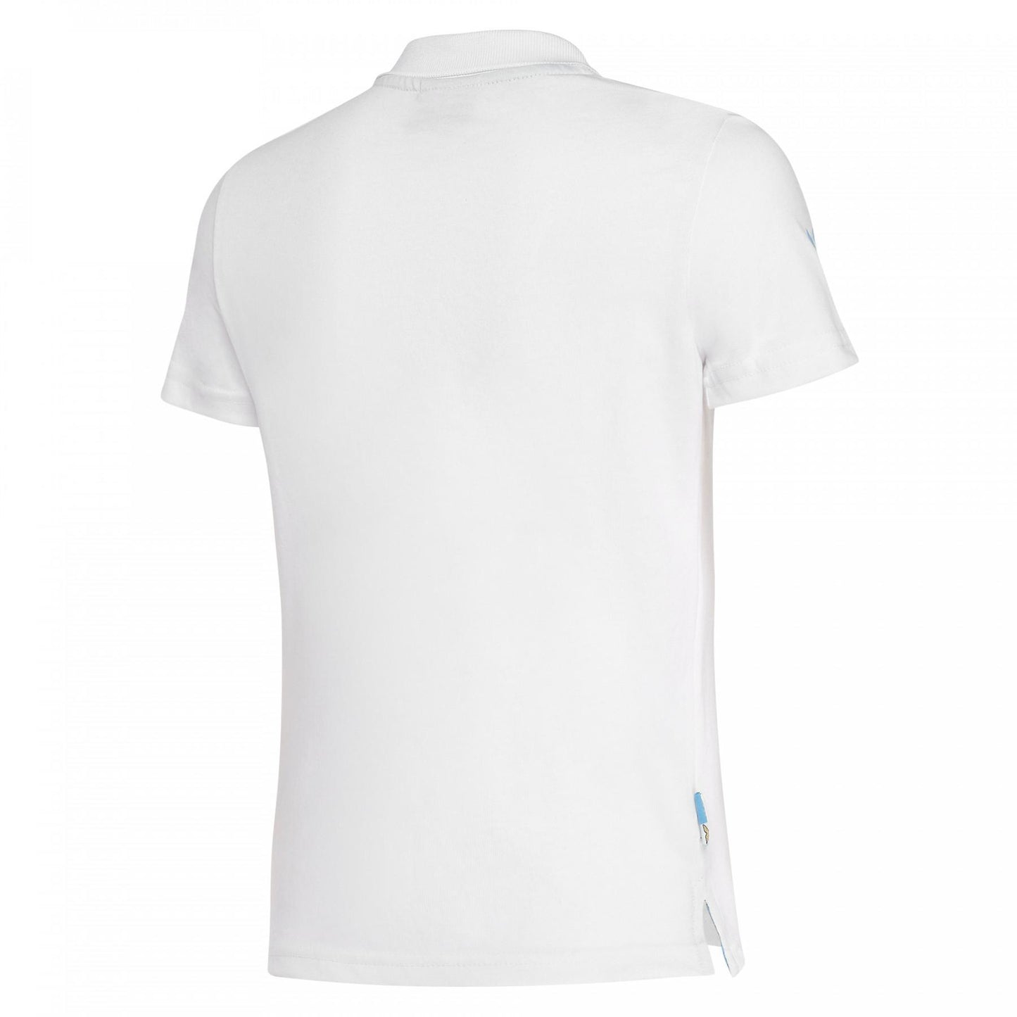 Lazio white fan child's polo Macron