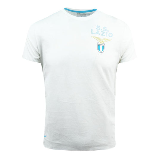 T-shirt Logo SS Lazio Mizuno Anniversary White