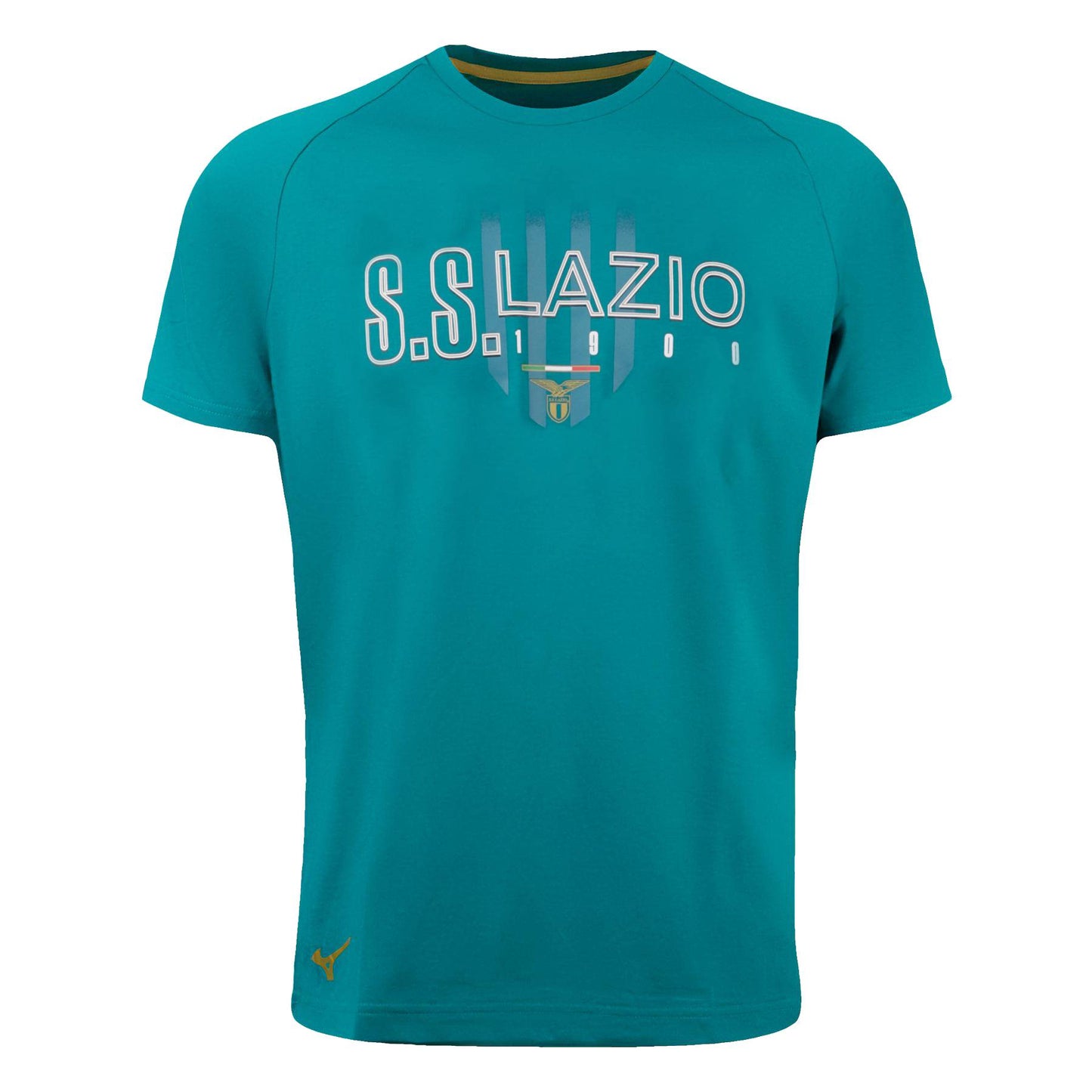 Lazio cotton children's T-shirt green Mizuno 2023/2024