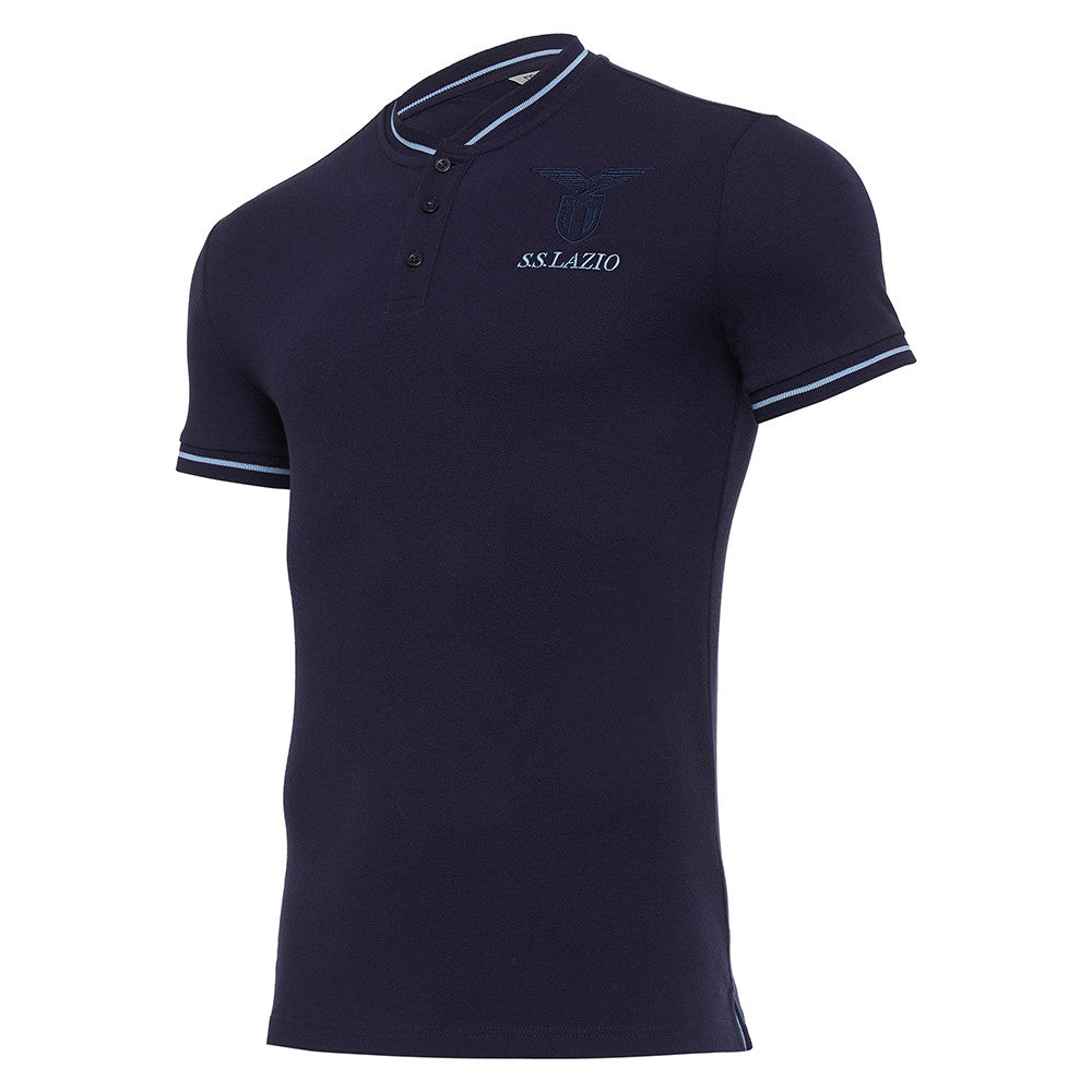 Polo Lazio Bambino Blu Coreana Macron