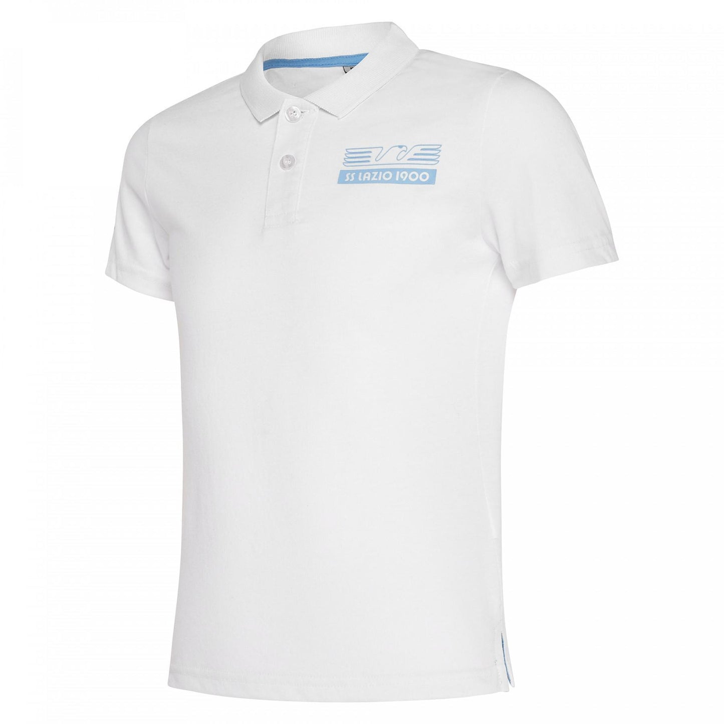 Lazio white fan child's polo Macron